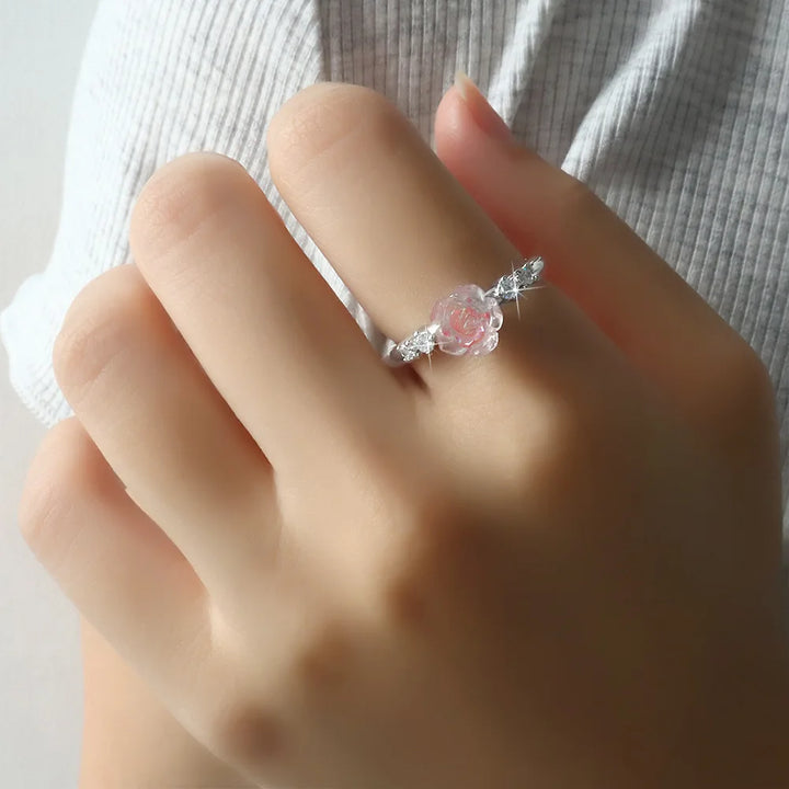 Roselle Gem Bloom Ring
