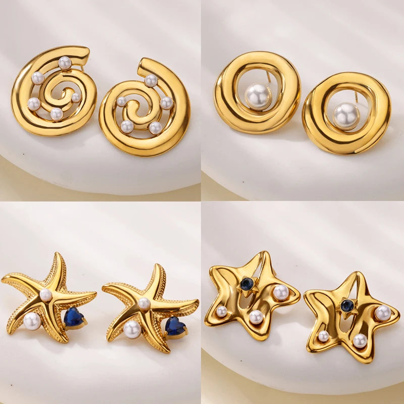 Sirenna Pearl earrings