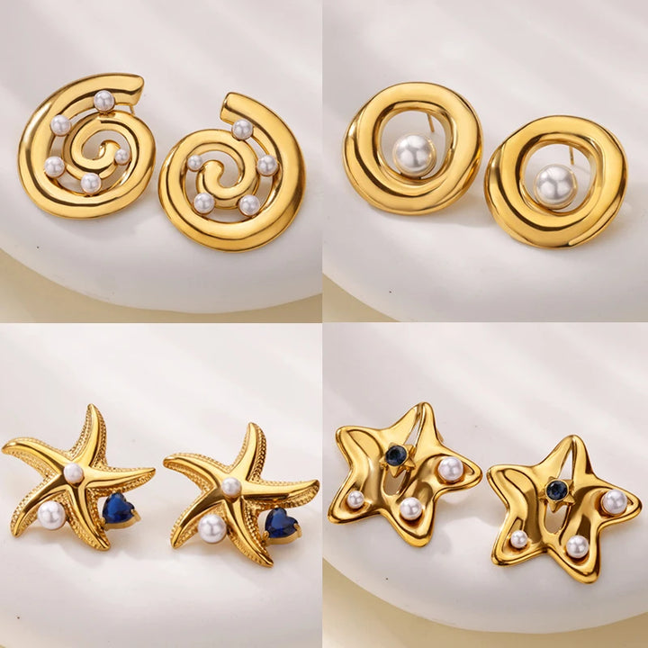 Sirenna Pearl earrings