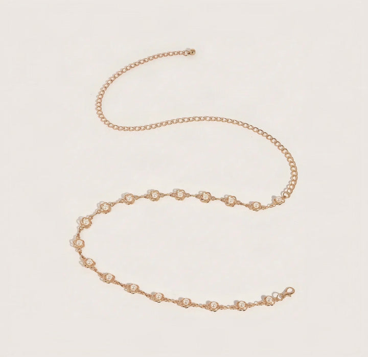 Mallow Rosette Waist Chain