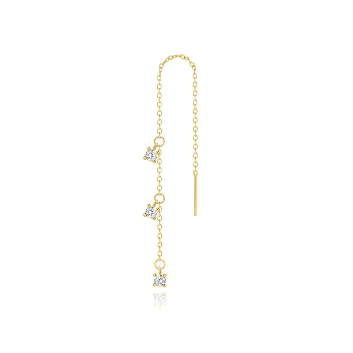 Rosier Sterling Silver Threader Earrings