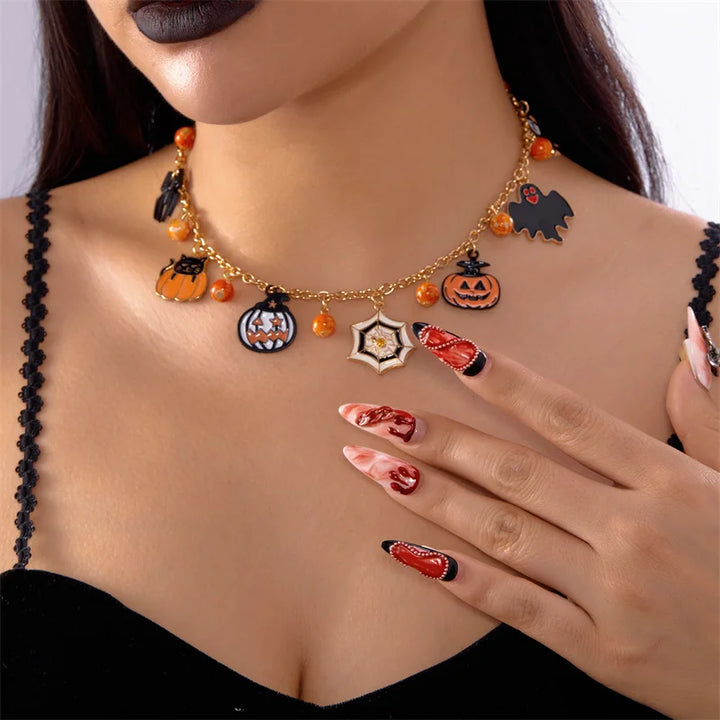 Minerva Spooky Charms Necklace