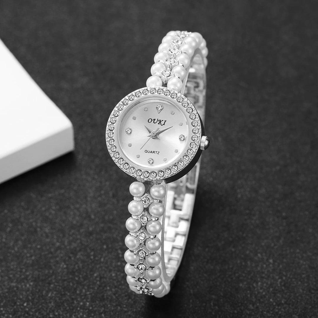 Vivianne Pearl Bracelet Watch