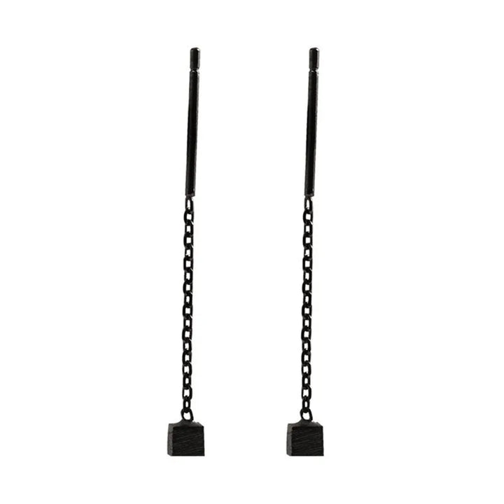 Kaelen Cube Tassel Earrings