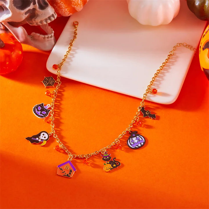 Minerva Spooky Charms Necklace