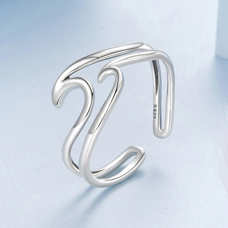 Gifted Tide Silver Ring
