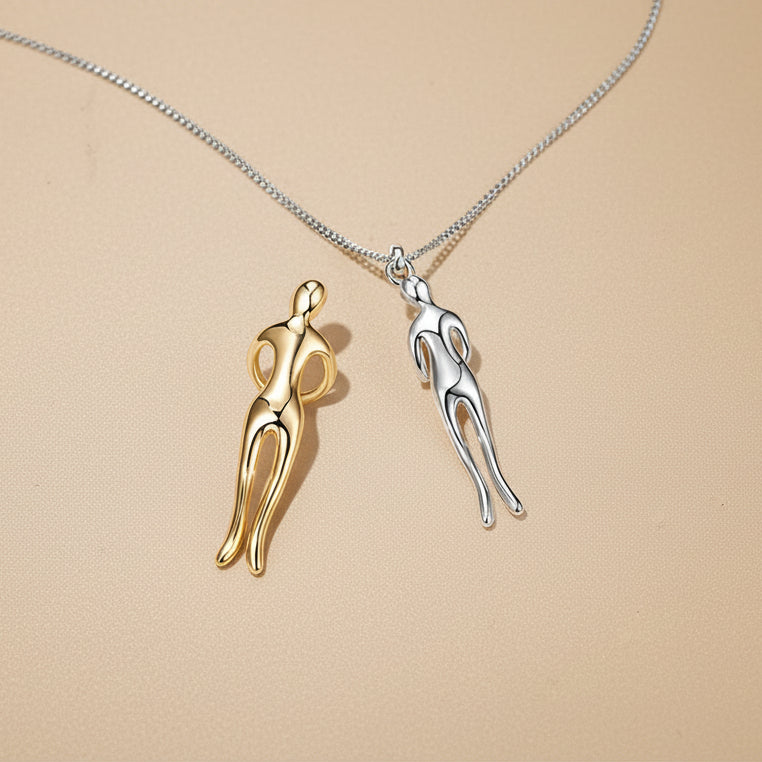 Bound By Purity Silver Necklace