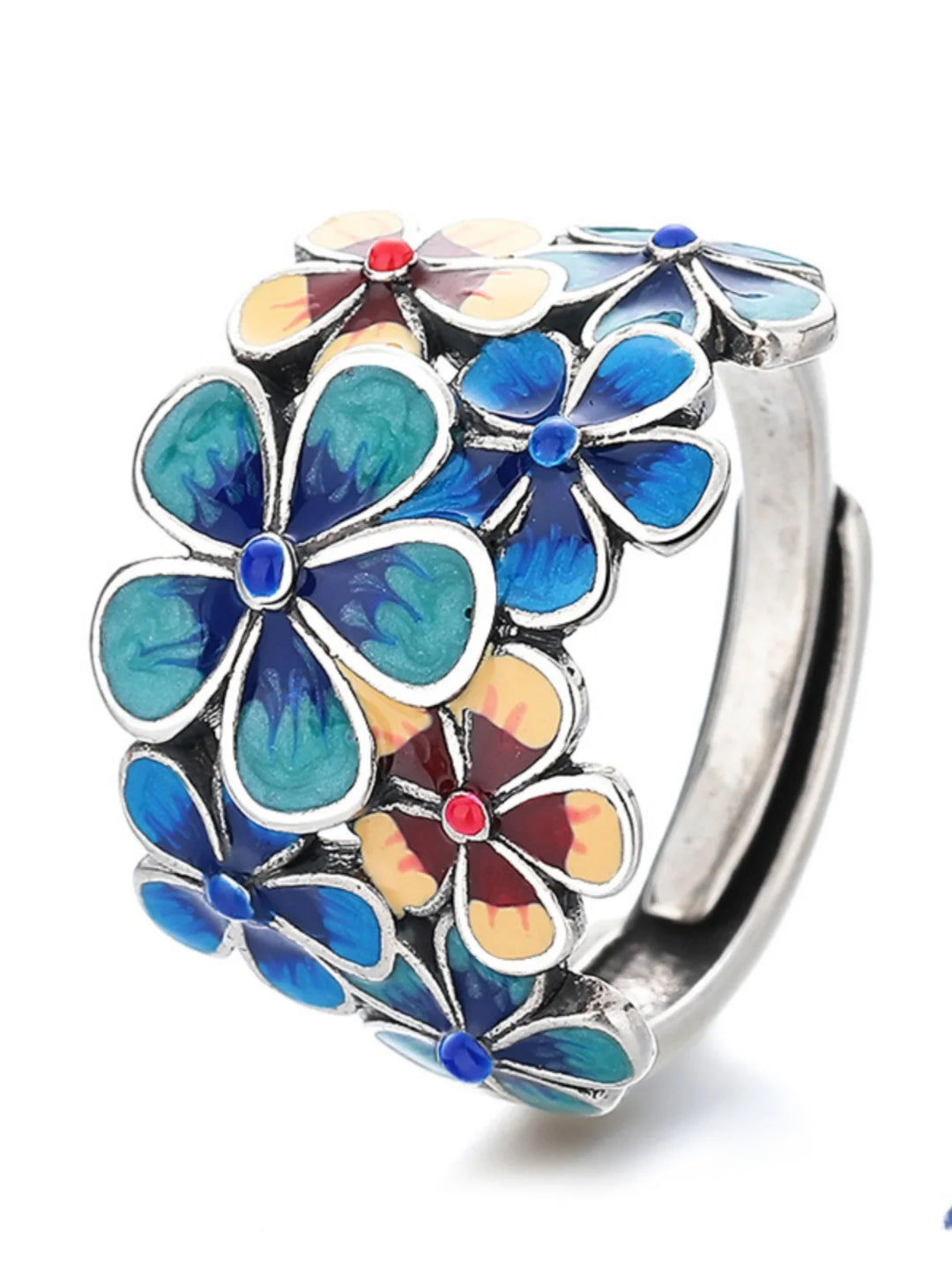 WildFlower Sterling Silver Ring
