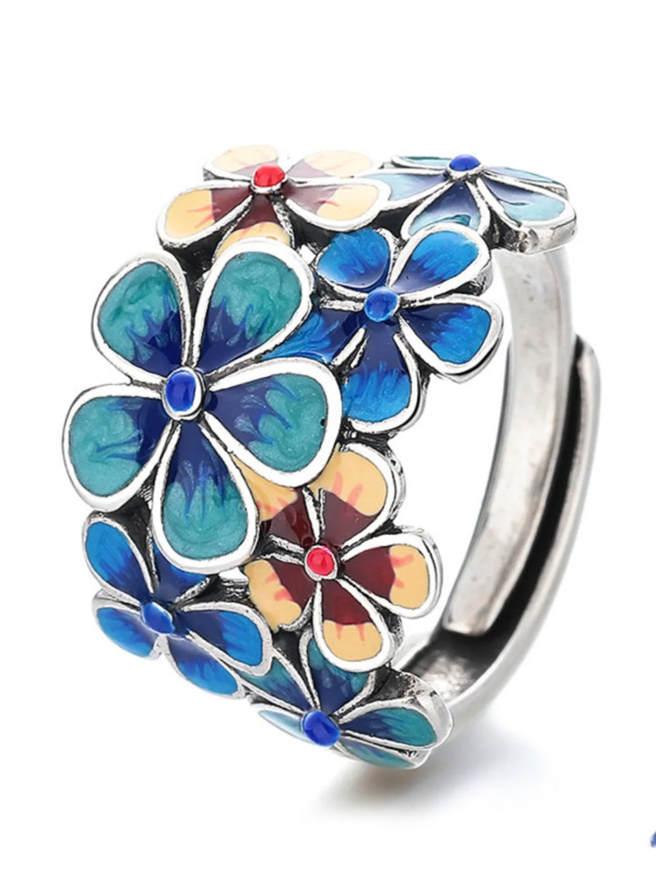 WildFlower Sterling Silver Ring