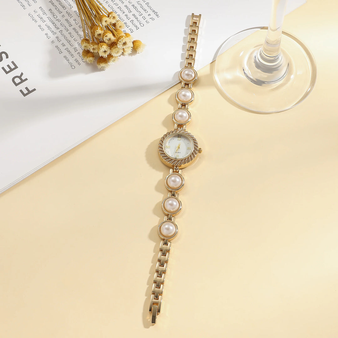 Valeria Pearl Bracelet Watch