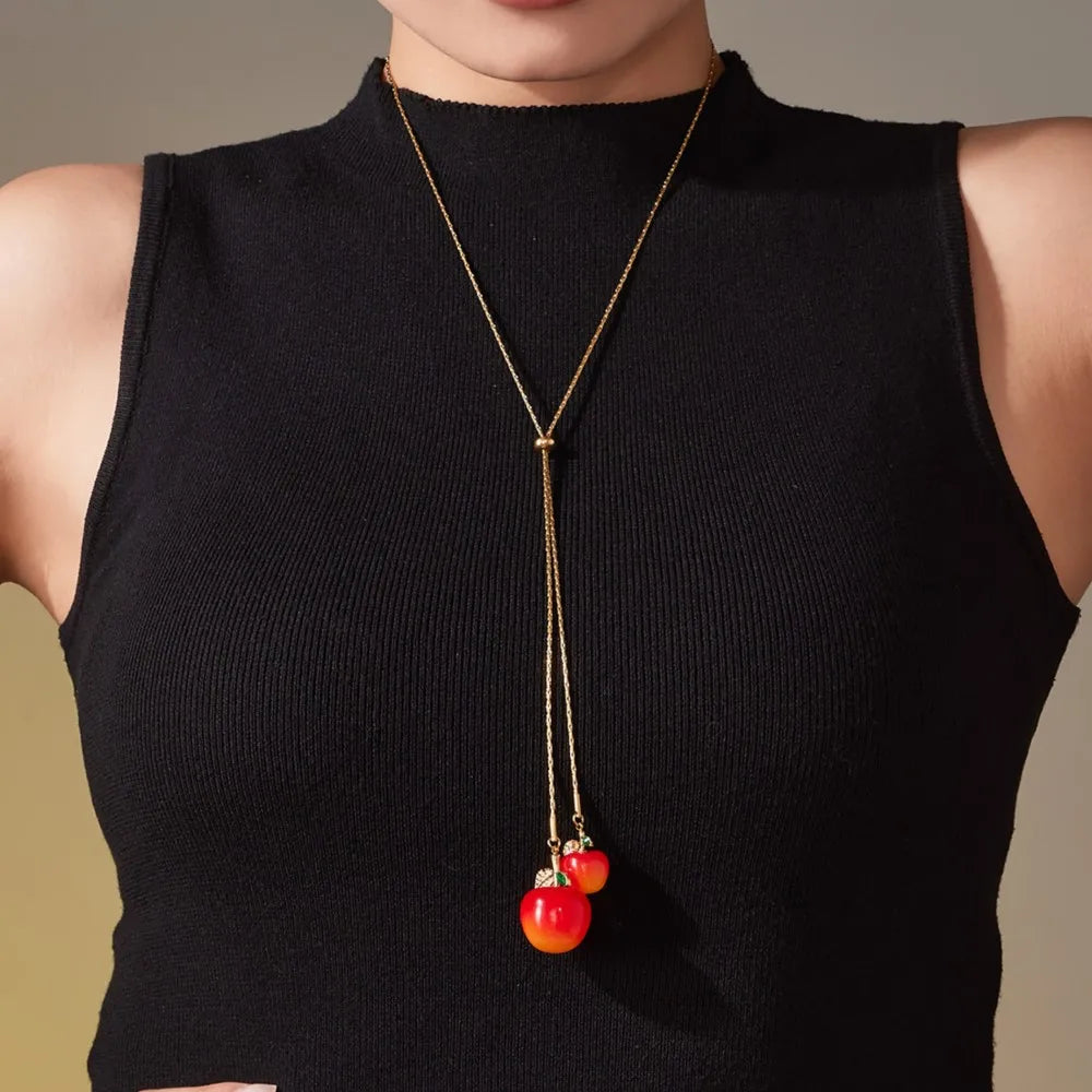 Crimson Orchard Necklace