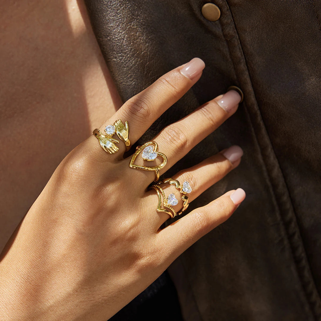 Duétta Class Rings Stack