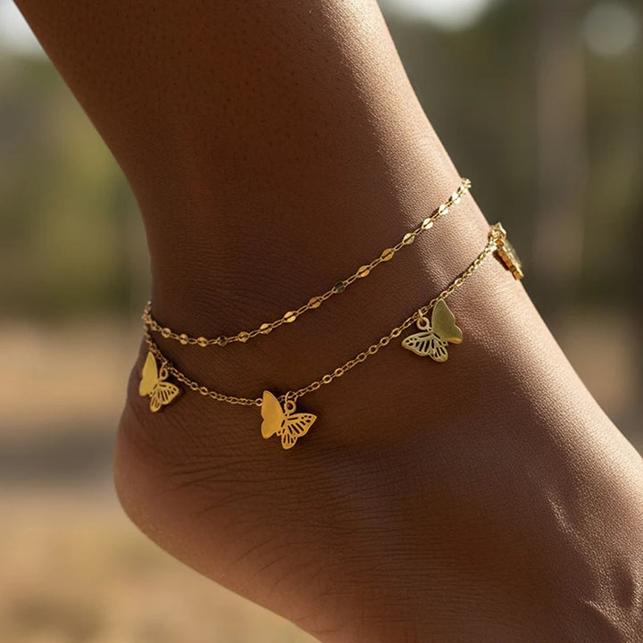 Wings & Waves Anklet