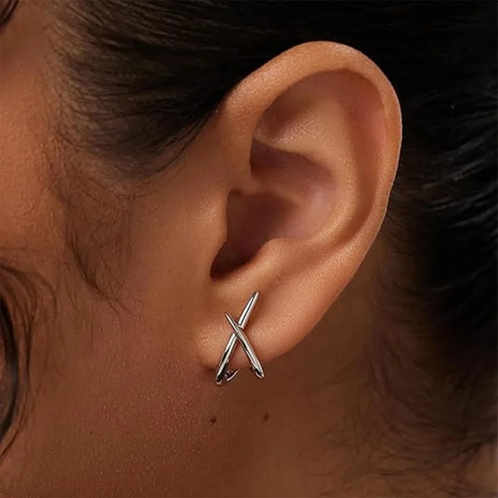 Intersect Stud Earrings