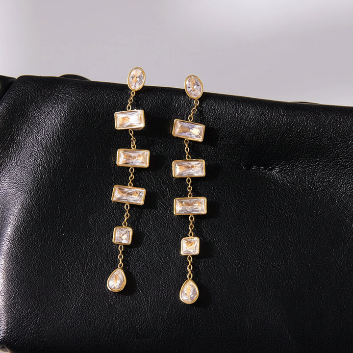 Étheria Cascada Steel Earrings