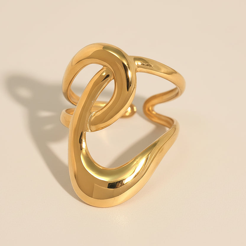 Venus 18k Gold-Plated Ring Set