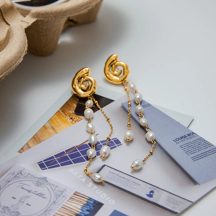 Falling Peals Waterproof Earrings