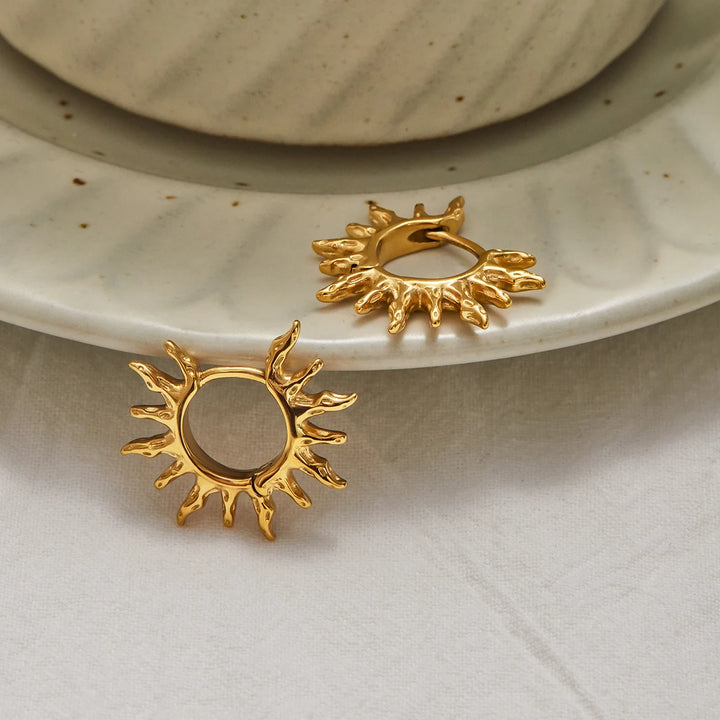 Molten Sun Hoops