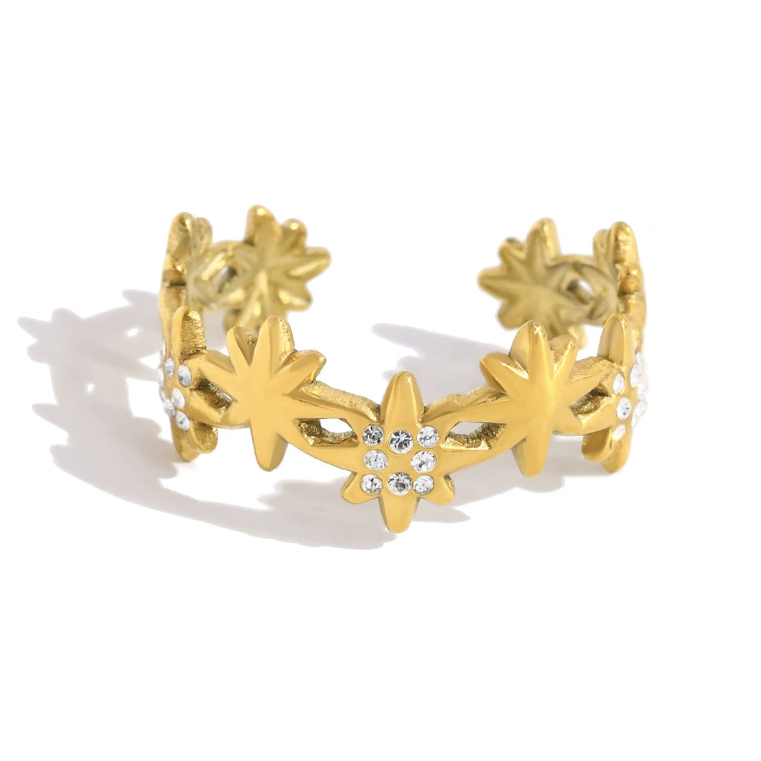 Aureline 18K Gold-Plated Waterproof Ring