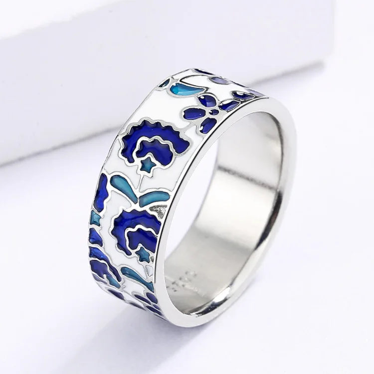 Alvynia Delft Sterling Silver Ring