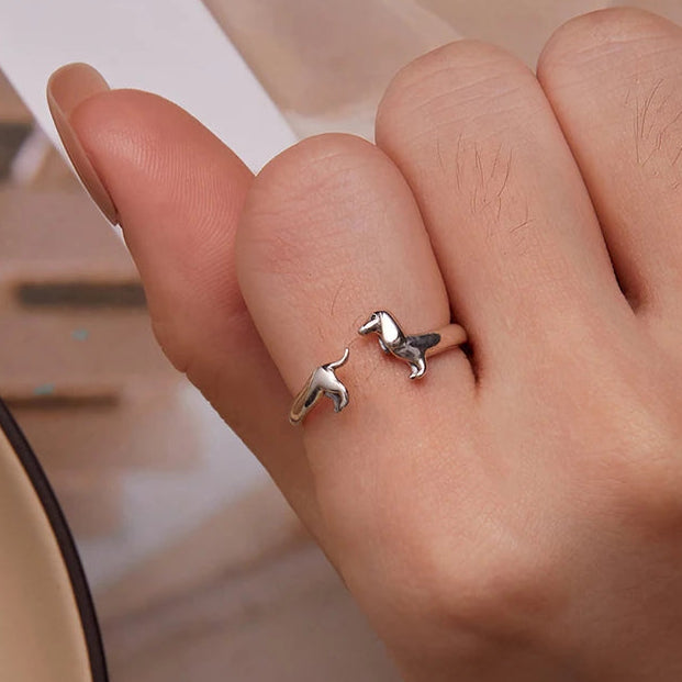Puppy Love Sterling Silver Ring