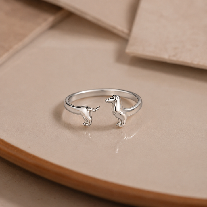 Puppy Love Sterling Silver Ring