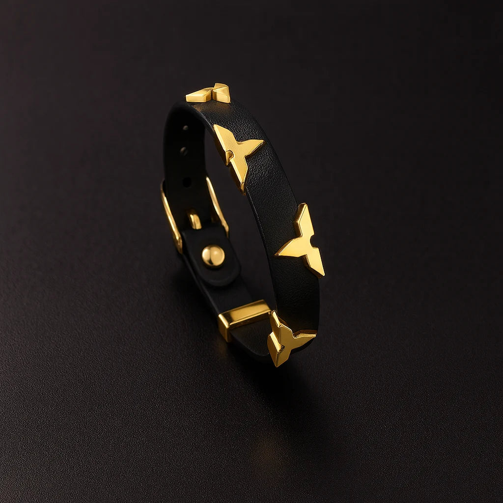 Hidden Edge Leather Bracelet
