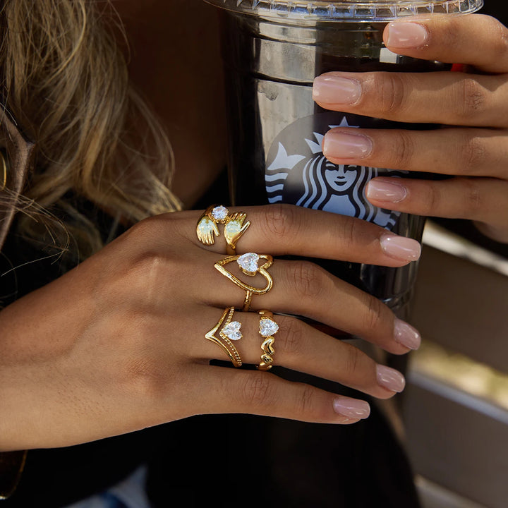 Duétta Class Rings Stack