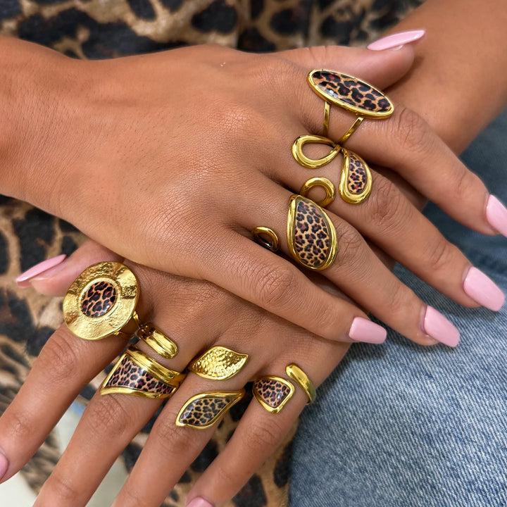 Marclaire Tortoise Inlay Ring