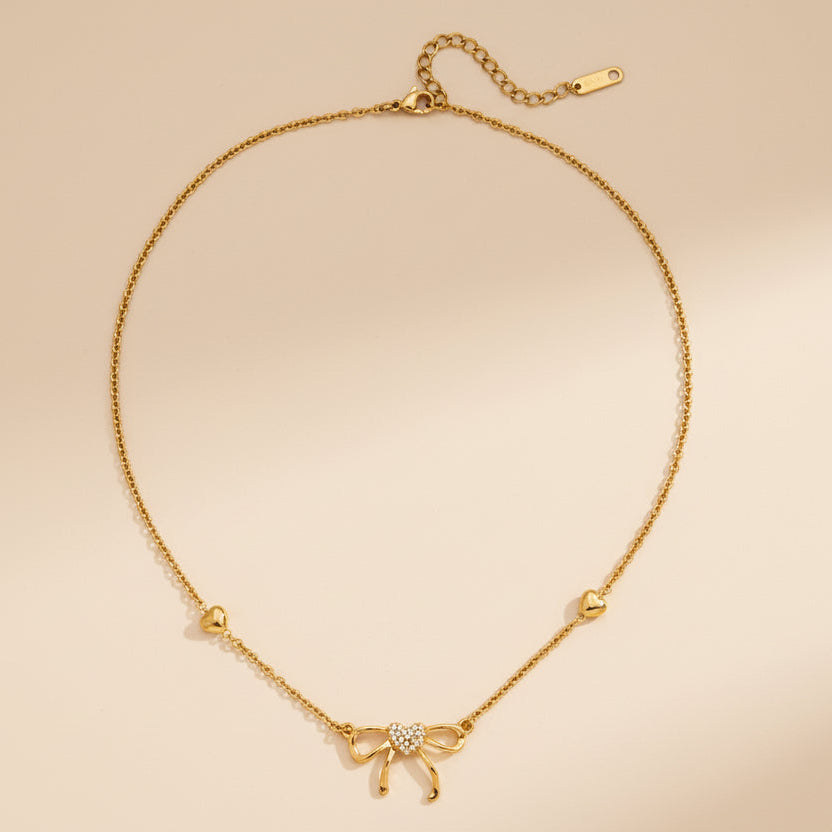 Flutter Line Gold-Plated Necklace