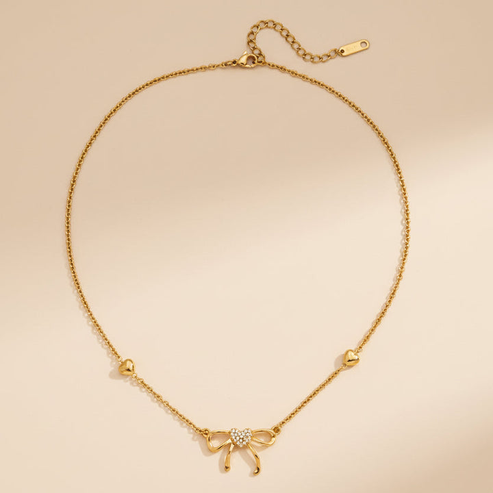 Flutter Line Gold-Plated Necklace
