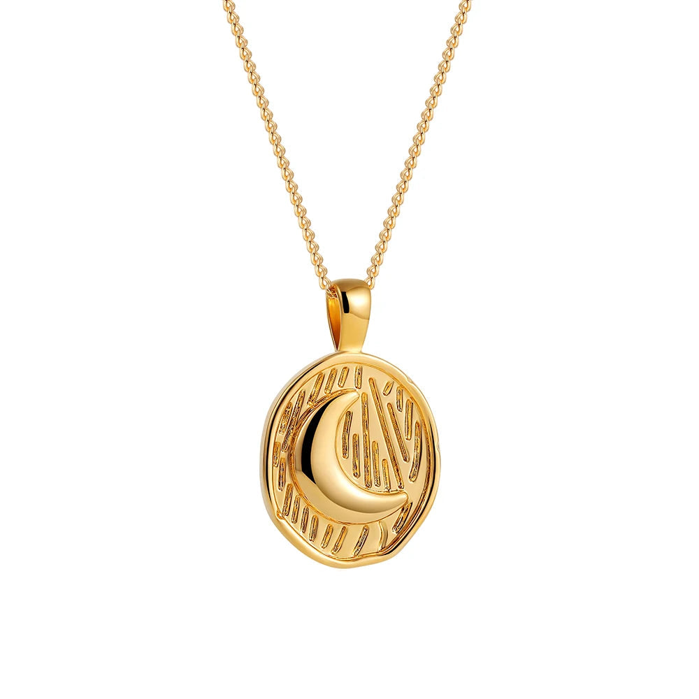 Aureth Eclipse Pendant Necklace