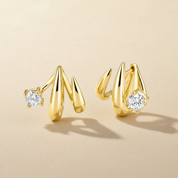 Lumìna CZ 18K Gold-Plated Drops