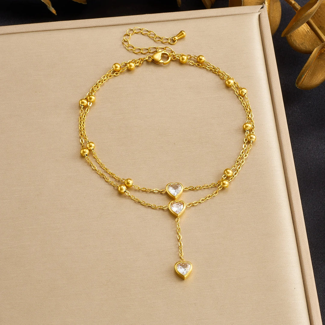 Lovona Chain Waterproof Anklet