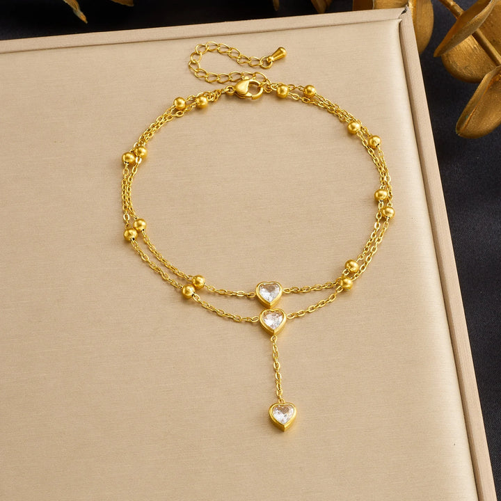 Lovona Chain Waterproof Anklet