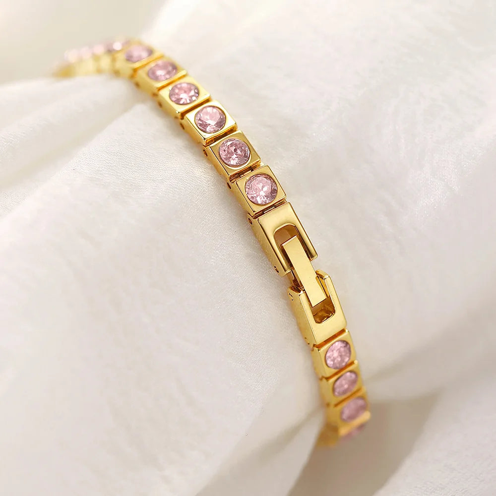 Siena Capri Rhinestone Quartz Watch