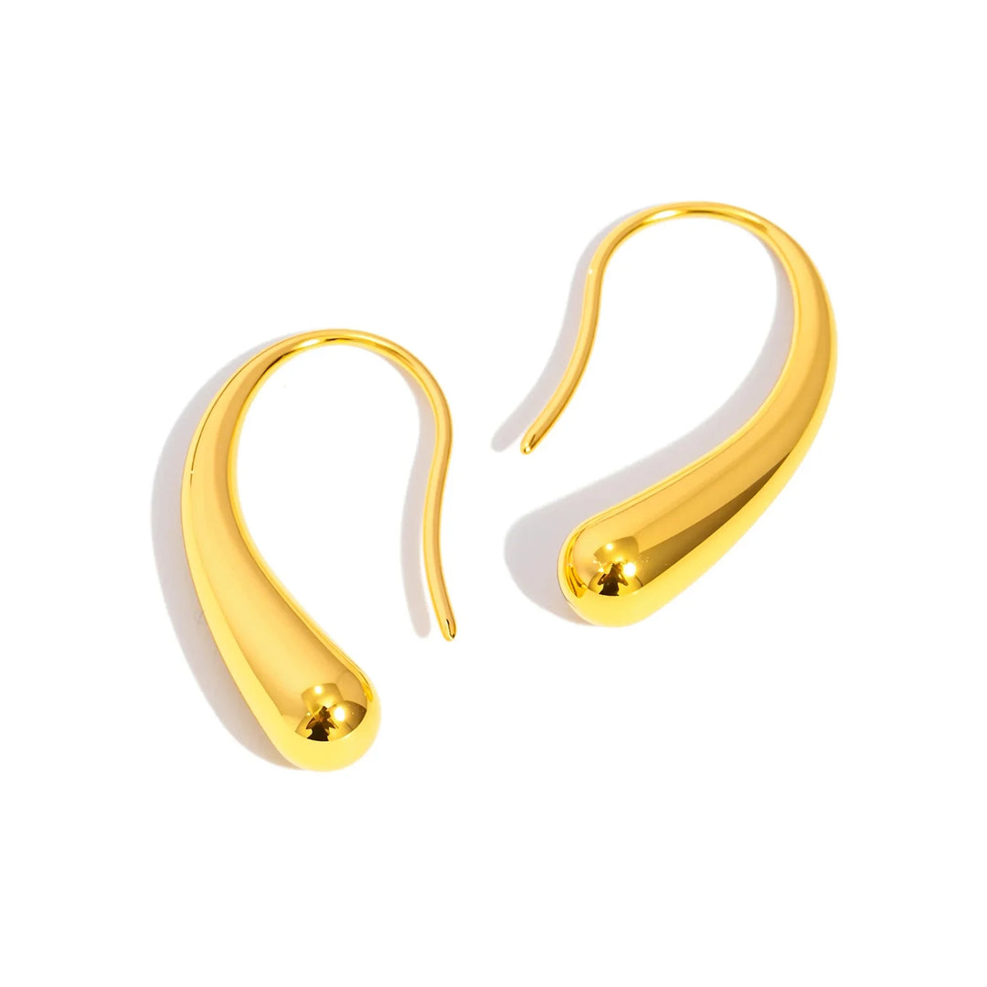 Swan Hook Sterling Silver Earrings