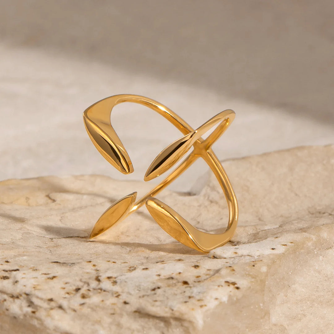 Four Points Sterling Silver Ring