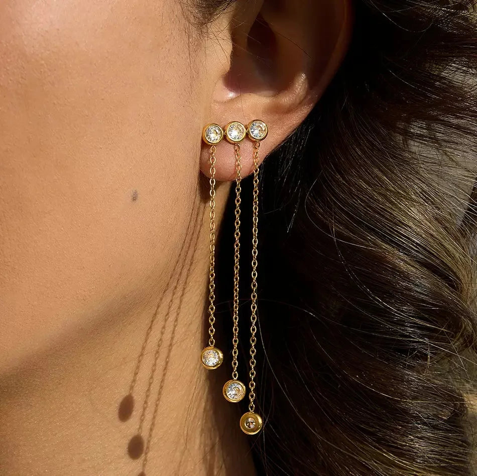 Goldenfalls 18k Gold-Plated Earrings