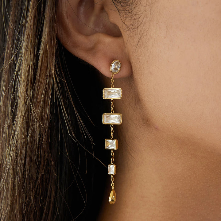 Étheria Cascada Steel Earrings