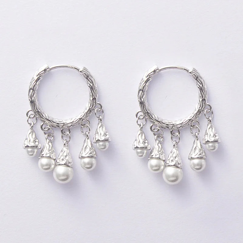 Évelina Pearl Drop Earrings