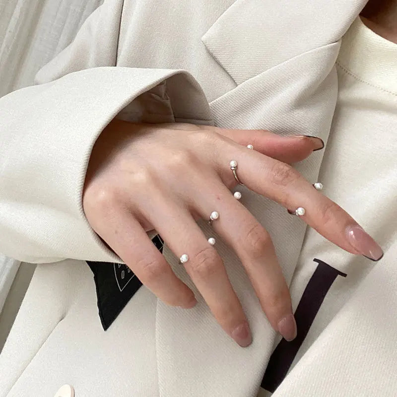 Lightmark Minimalist Silver Rings