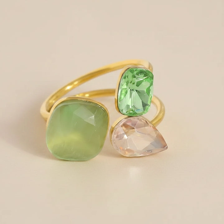 Fairy Stones Gold-Plated Earrings