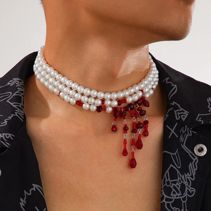 Scarlet Bloodfall Choker