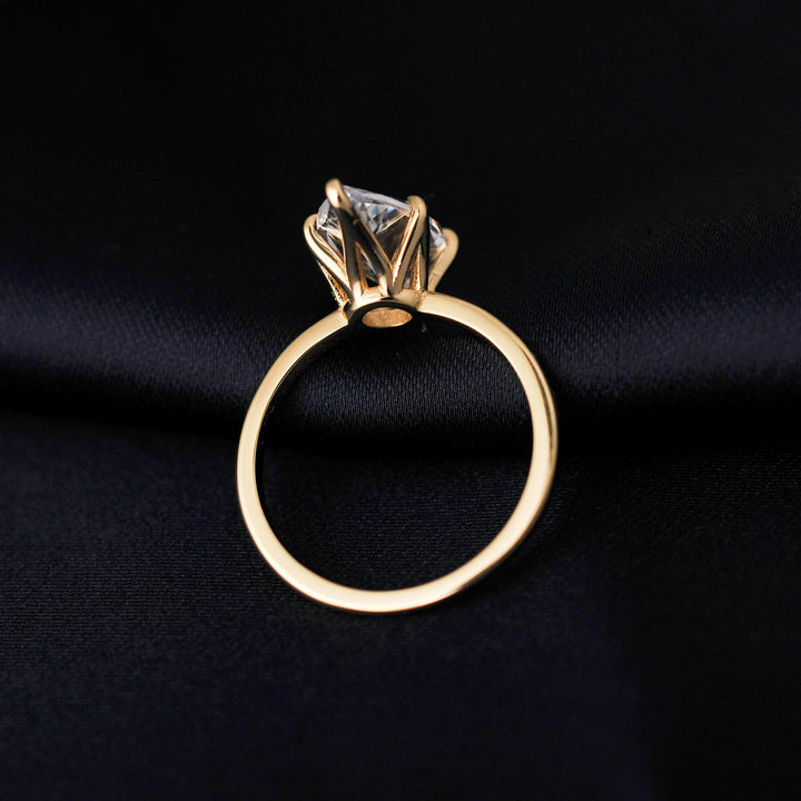 Ascendia Solitaire Pure Silver Ring