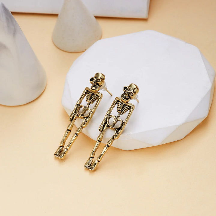 Astor Skeleton Dangle Earrings