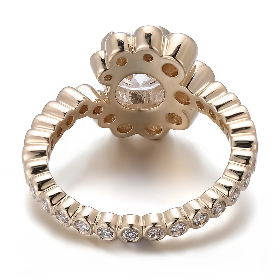 Centria Diamond Solid Gold Ring