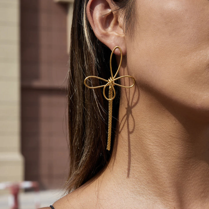 Continuity Gold-Plated Earrings