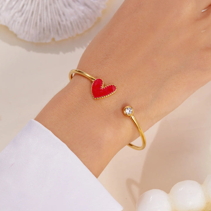 Dorian Prism Heart Bracelet