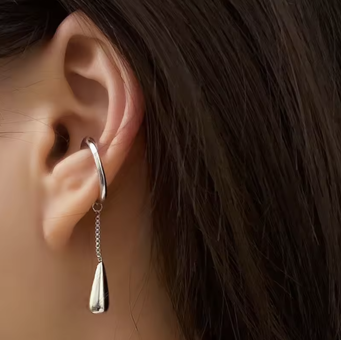 Studio Line Cuff Earring